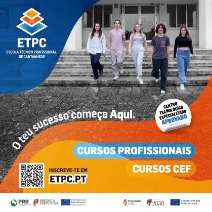 Últimas Vagas na Escola Técnico Profissional de Cantanhede (ETPC) – Garante o Teu Futuro!